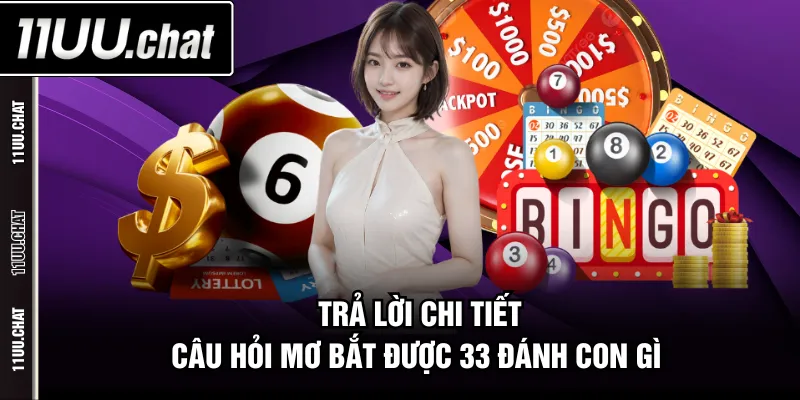 Trả lời chi tiết câu hỏi mơ bắt được 33 đánh con gì